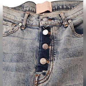 REVICE High Rise, Button Fly Light Blue Jeans Size 32